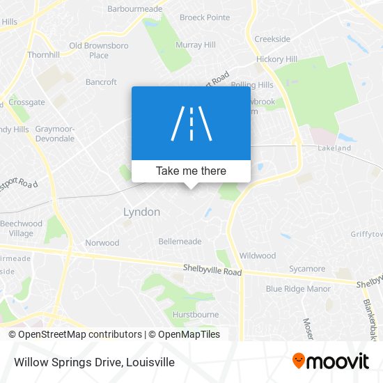 Willow Springs Drive map