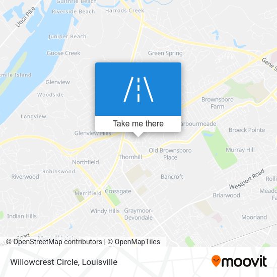 Willowcrest Circle map
