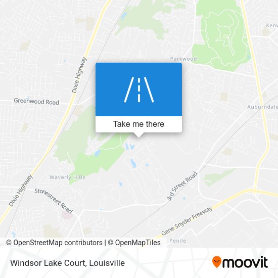 Windsor Lake Court map
