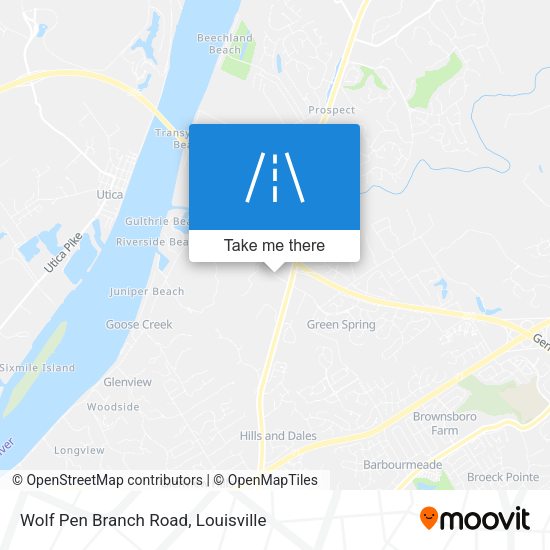 Mapa de Wolf Pen Branch Road