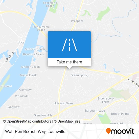 Mapa de Wolf Pen Branch Way