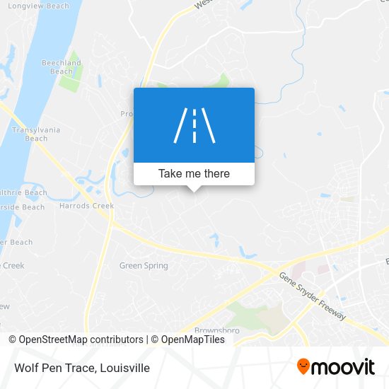 Mapa de Wolf Pen Trace