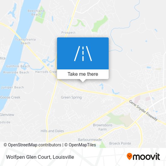 Wolfpen Glen Court map