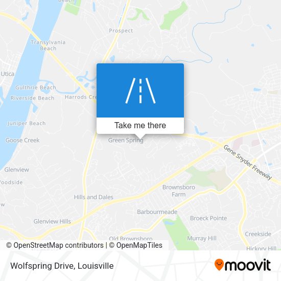 Wolfspring Drive map