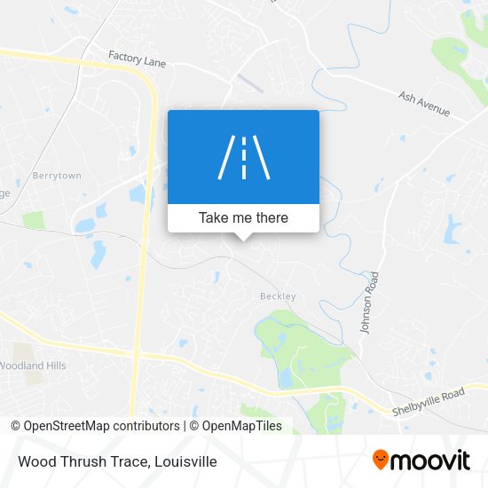 Wood Thrush Trace map