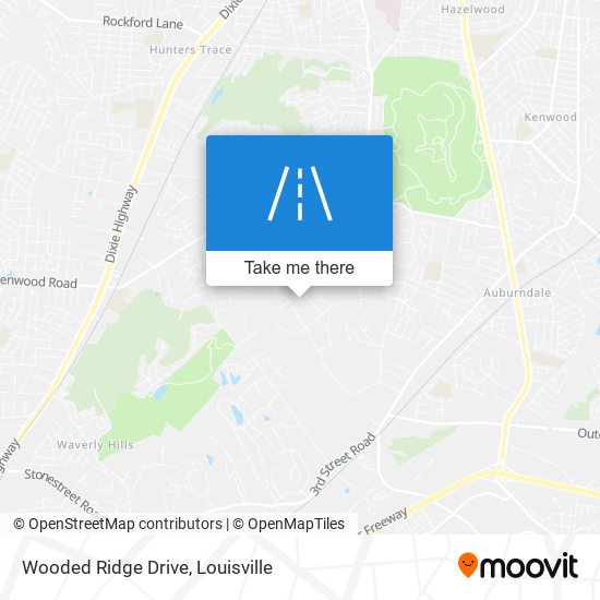 Wooded Ridge Drive map