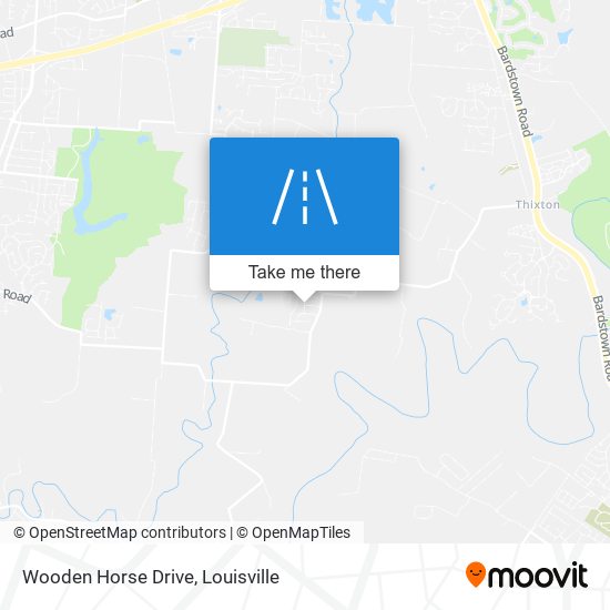 Wooden Horse Drive map