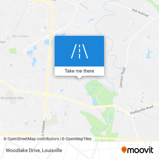 Woodlake Drive map