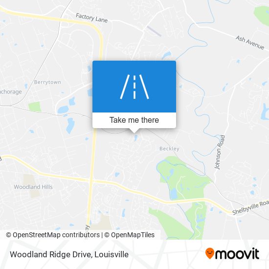 Woodland Ridge Drive map