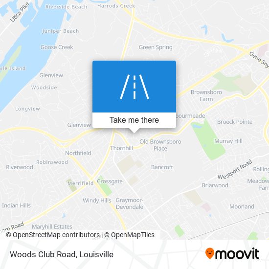 Mapa de Woods Club Road