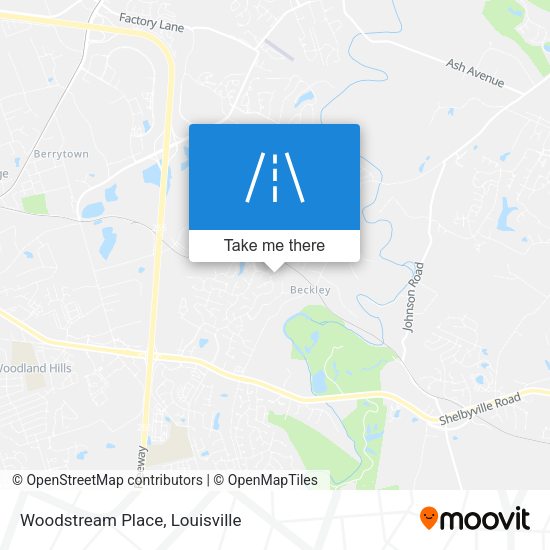 Woodstream Place map