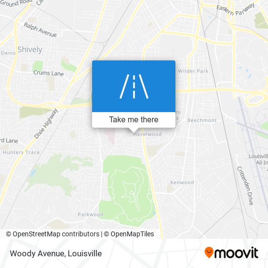 Mapa de Woody Avenue