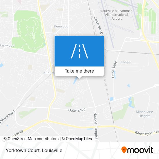 Mapa de Yorktown Court