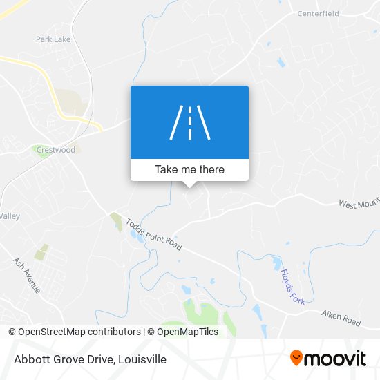 Abbott Grove Drive map