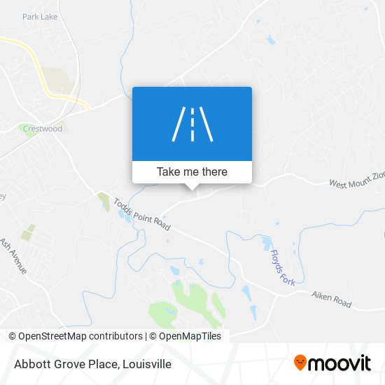 Abbott Grove Place map