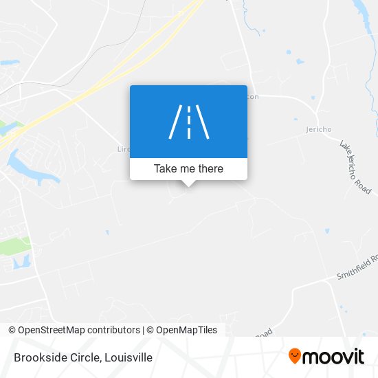 Brookside Circle map