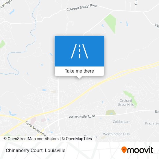 Mapa de Chinaberry Court