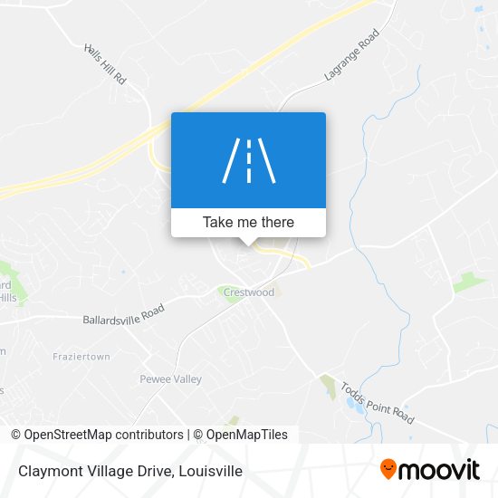 Claymont Village Drive map