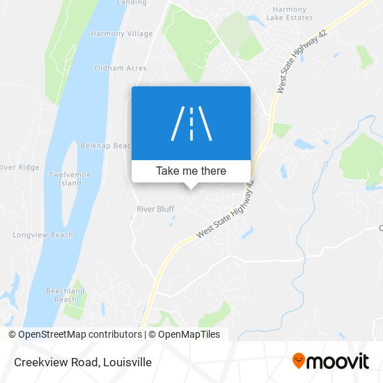 Mapa de Creekview Road