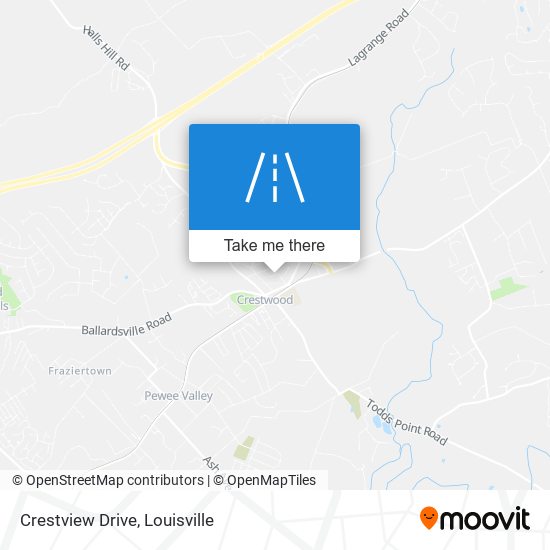 Crestview Drive map