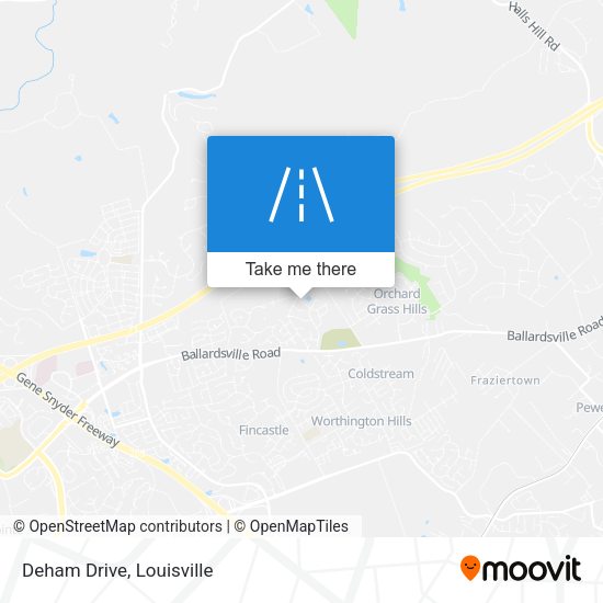 Mapa de Deham Drive