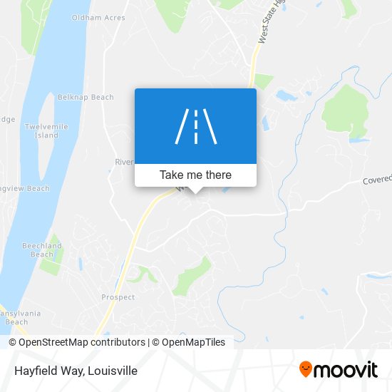 Hayfield Way map