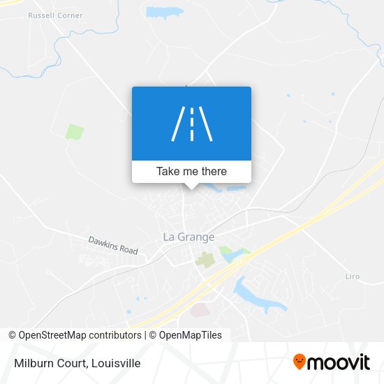 Milburn Court map