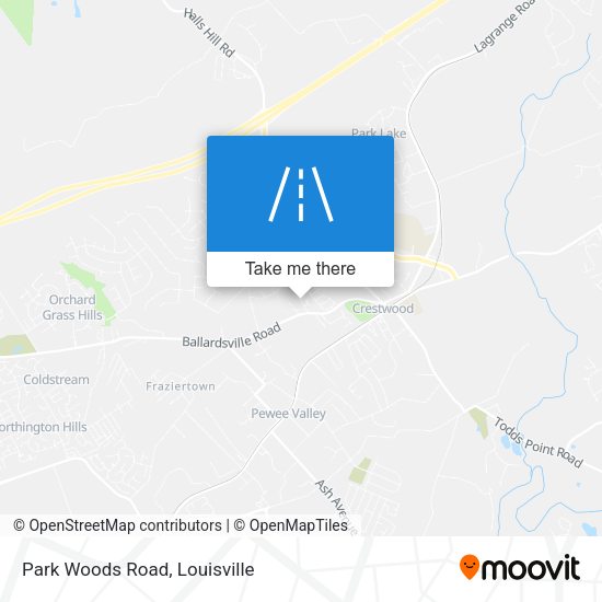 Mapa de Park Woods Road