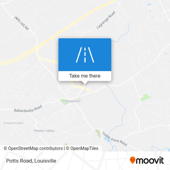 Mapa de Potts Road