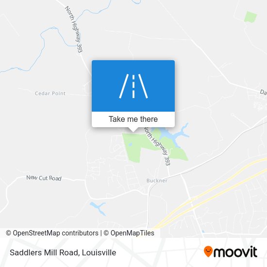 Mapa de Saddlers Mill Road