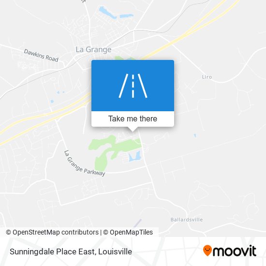 Sunningdale Place East map