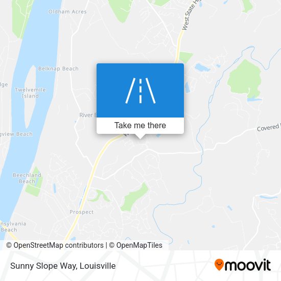 Sunny Slope Way map
