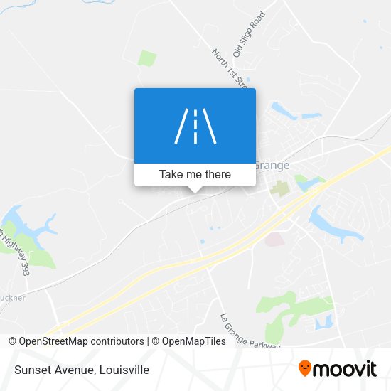 Mapa de Sunset Avenue