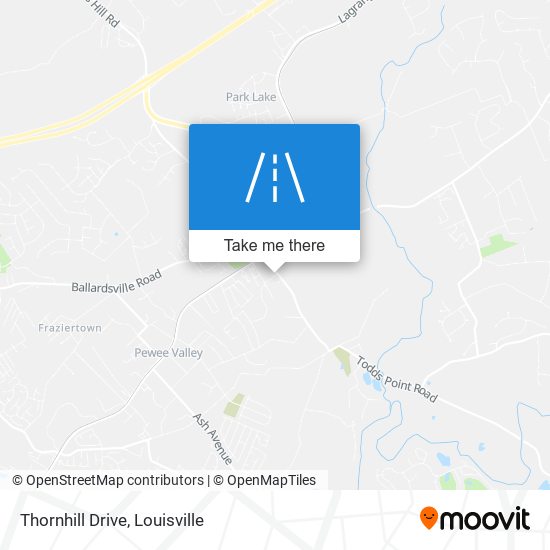 Thornhill Drive map