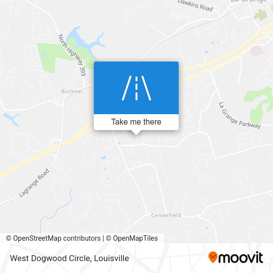 Mapa de West Dogwood Circle
