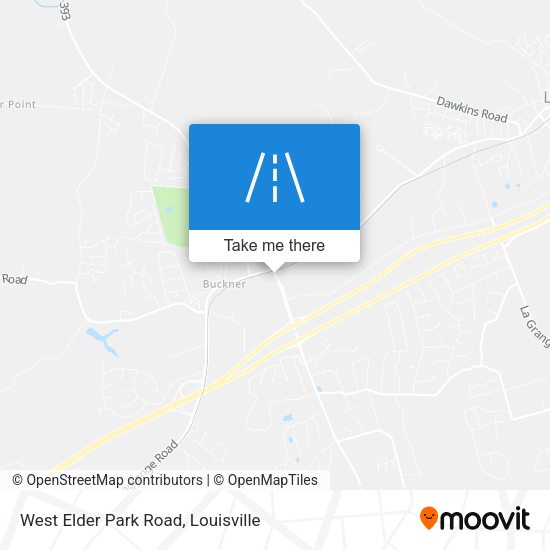 West Elder Park Road map