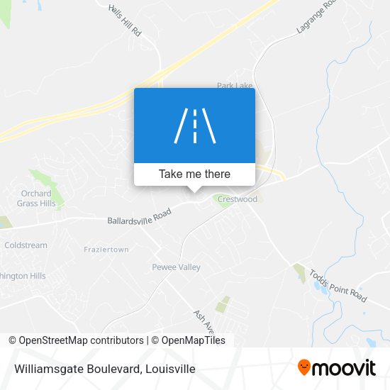 Williamsgate Boulevard map