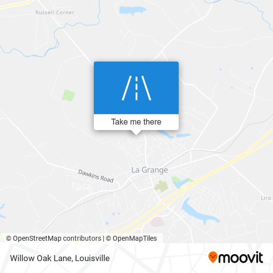 Willow Oak Lane map