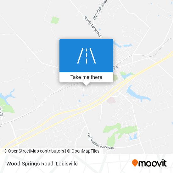 Wood Springs Road map