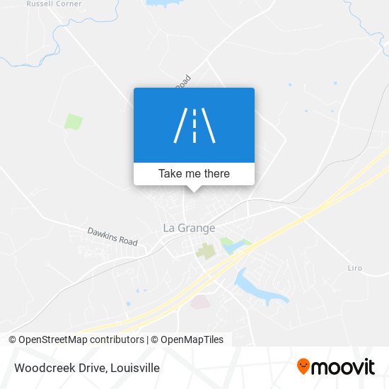 Woodcreek Drive map