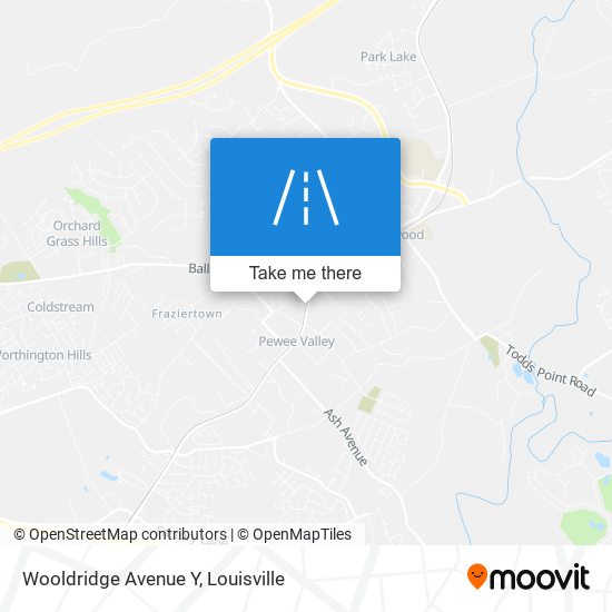 Mapa de Wooldridge Avenue Y