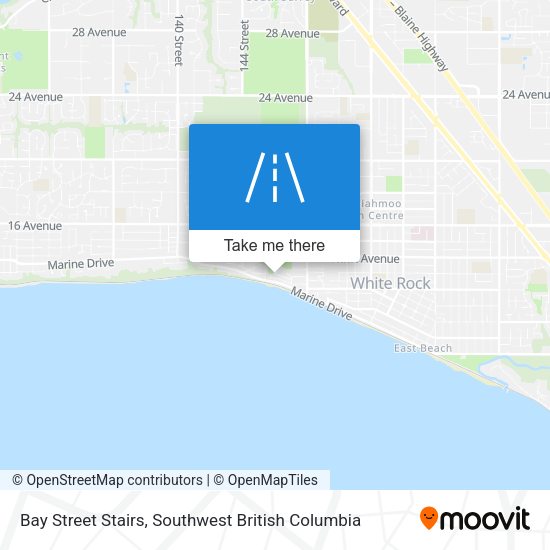 Bay Street Stairs map