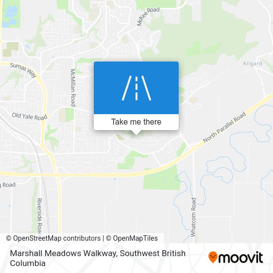 Marshall Meadows Walkway map