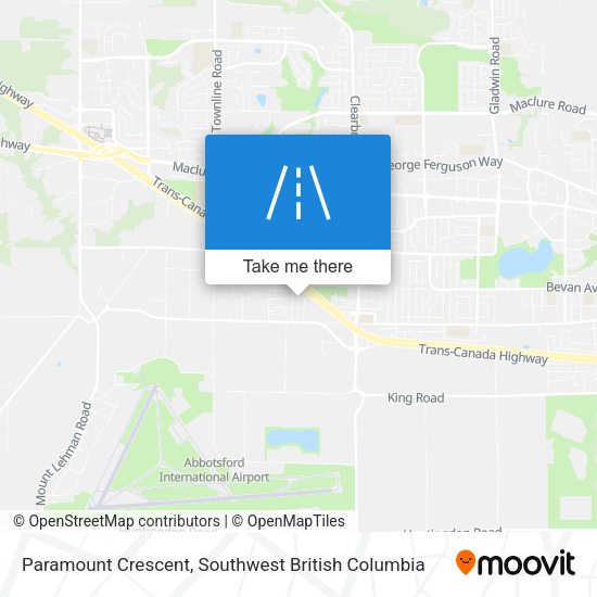 Paramount Crescent map