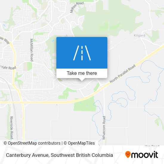 Canterbury Avenue map
