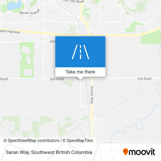 Saran Way map
