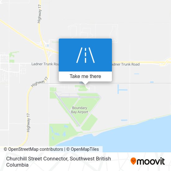 Churchill Street Connector map
