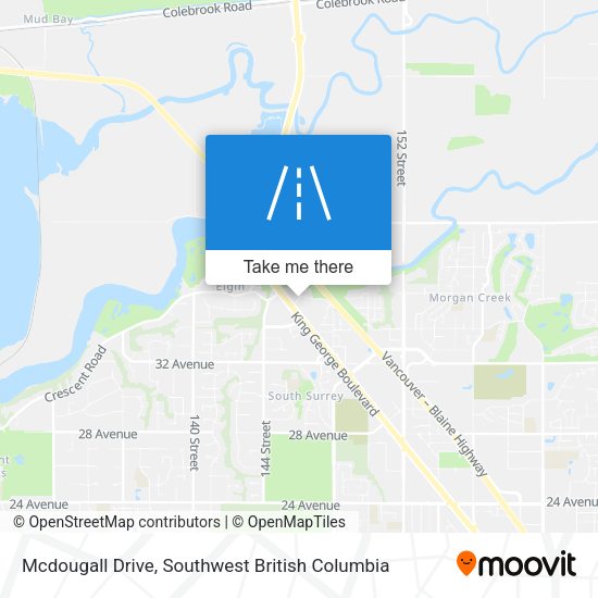 Mcdougall Drive map