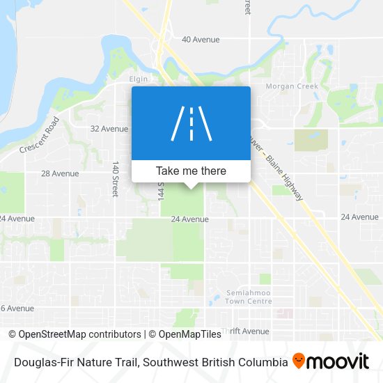 Douglas-Fir Nature Trail map