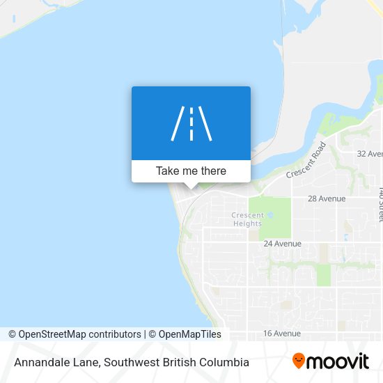 Annandale Lane map